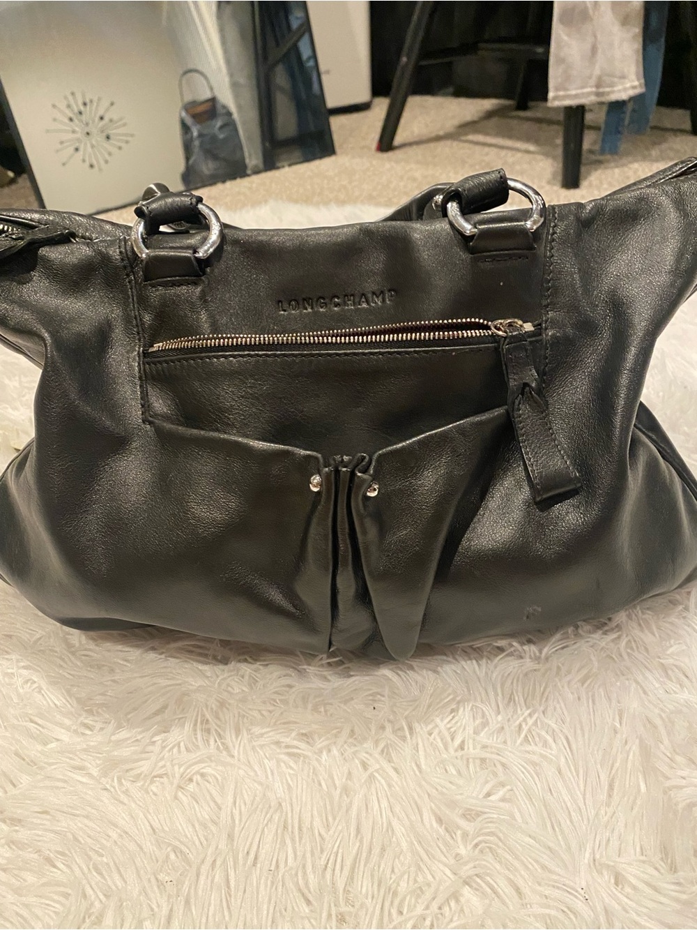 Longchamp large satchel - Picture 4 of 17